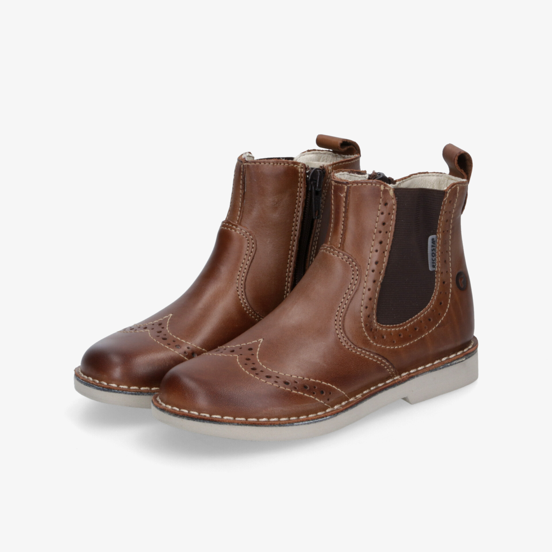 RICOSTA Kinder Stiefel Dallas - Cognac | Jetzt bei reno.de kaufen