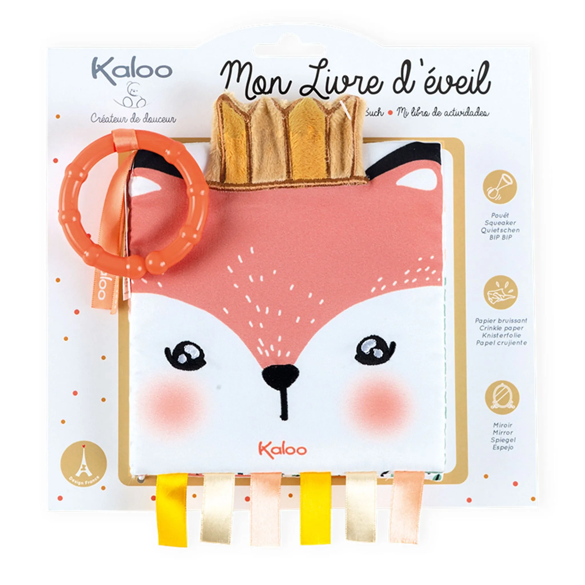 Kaloo Livre d'Éveil - Renard