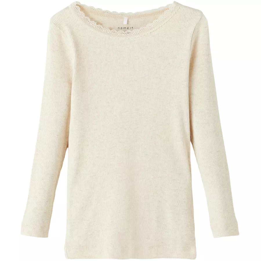 name it Langarmshirt Nmfkab Peyote Melange