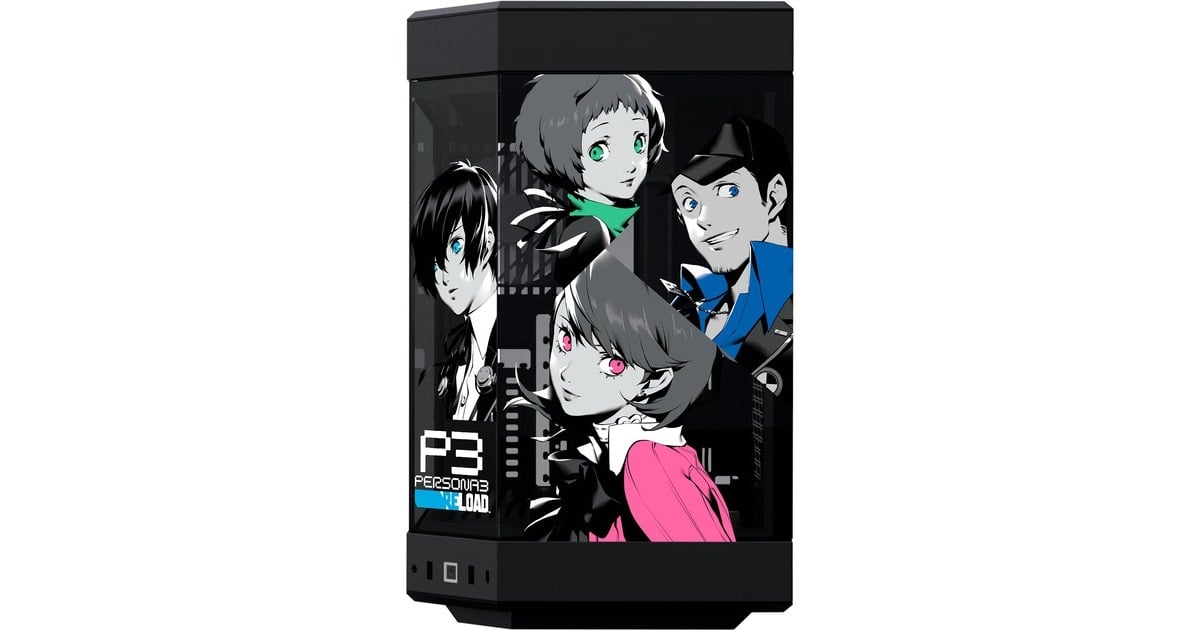 HYTEY60 Persona 3 Reload Bundle midi tower behuizing  (Meerkleurig | 2x USB-A | 1x USB-C | Tempered Glass)