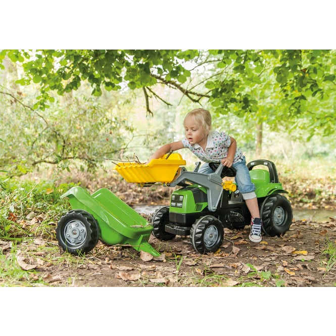 Trettraktor mit Anhänger - rollyKid - Deutz 5115 G TB