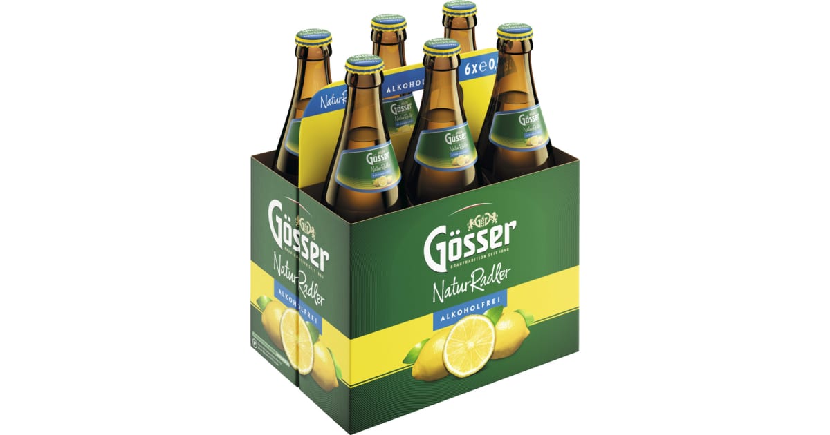 Gösser Naturradler alkoholfrei Tray 6x 0,5 Liter (Mehrweg)
