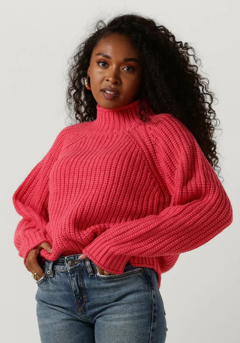 NOTRE-V roze notre-v trui heavy knit top