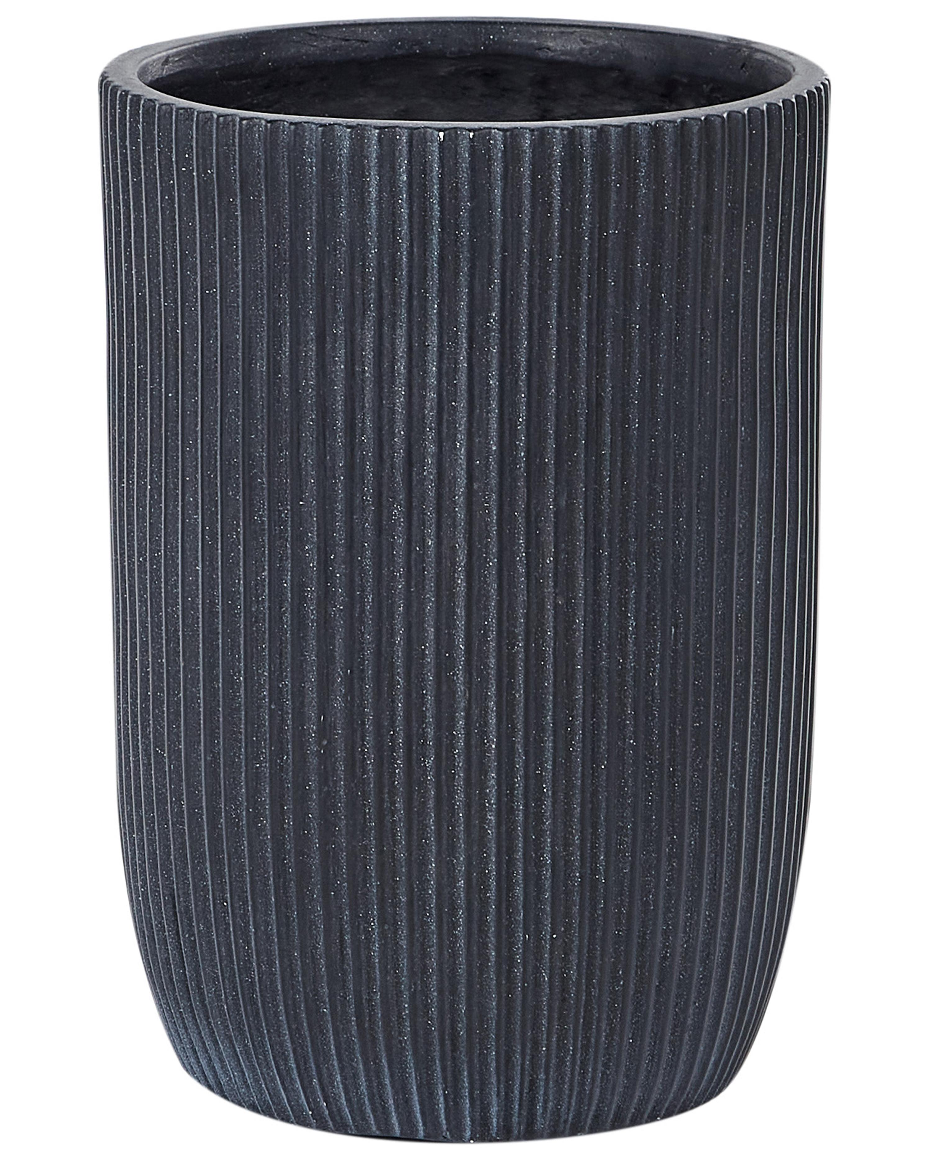 Bloempot EANTIO 25 cm Zwart