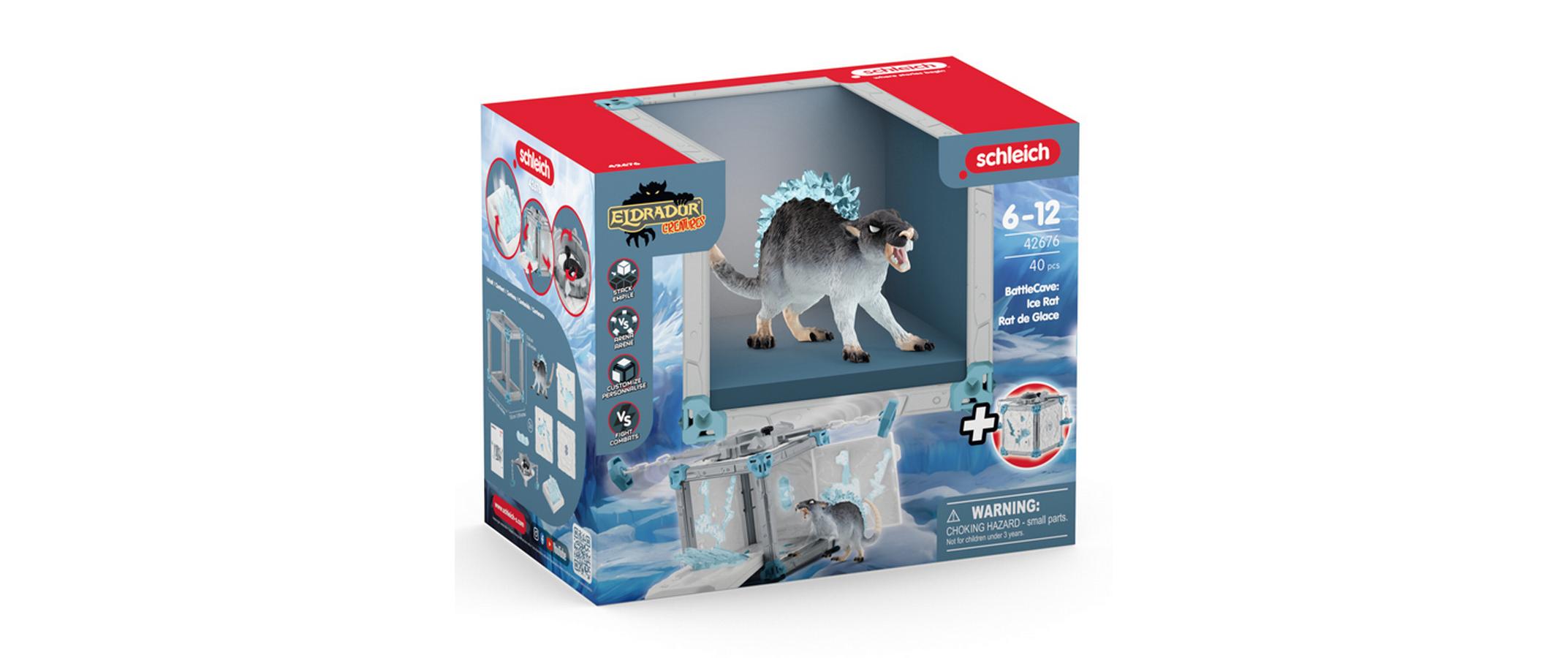 Spielfigurenset BattleCave EisratteDetailreiches Spielset für spannende Abenteuer