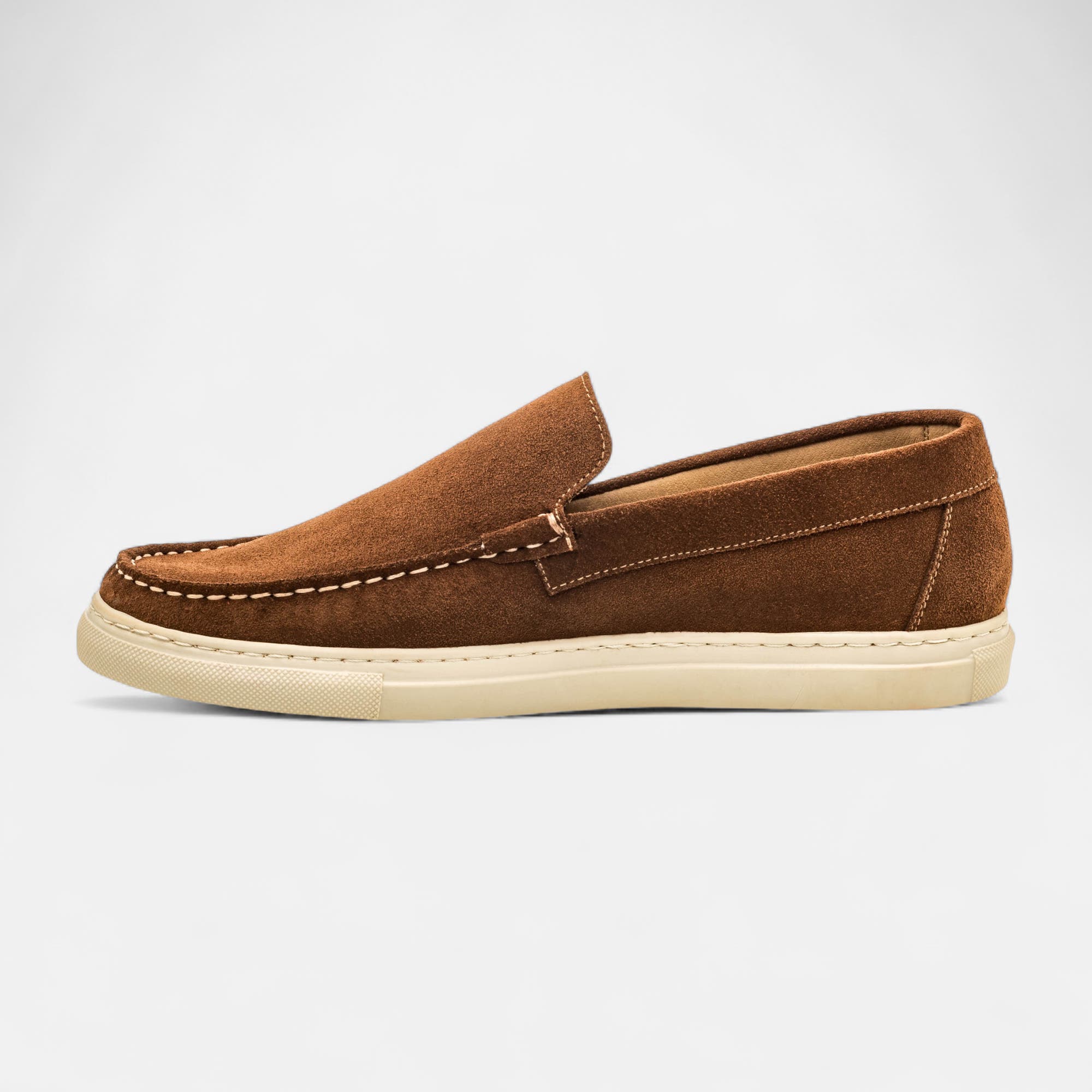 Mocassins Homme en cuir marron
