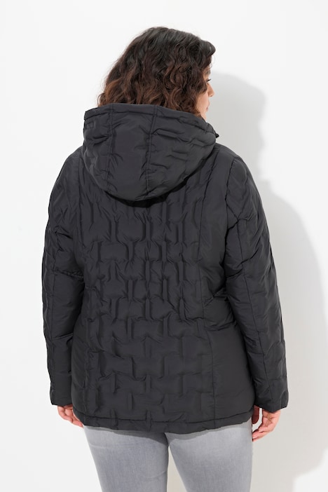 HYPRAR Steppjacke, wasserabweisend, Kapuze