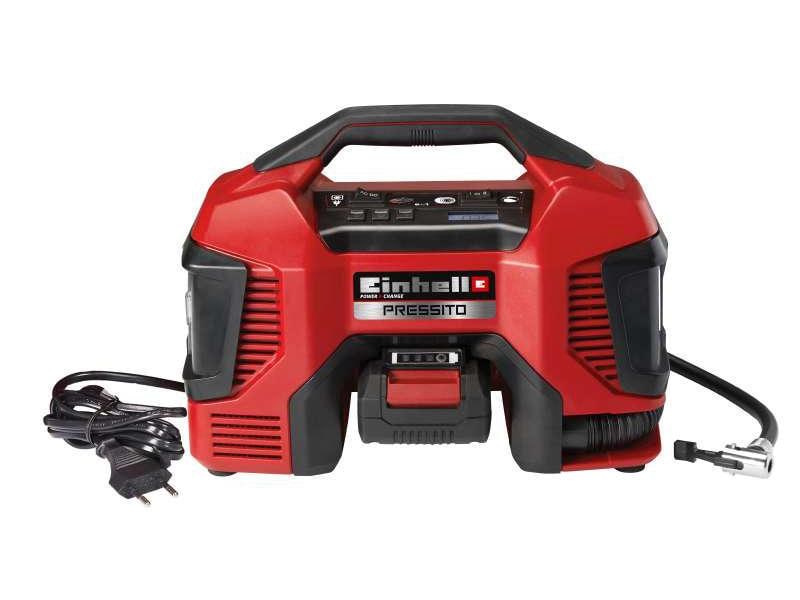 Einhell Akku-Kompressor Hybrid Pressito Kit Mitglied der Power X-Change-Familie