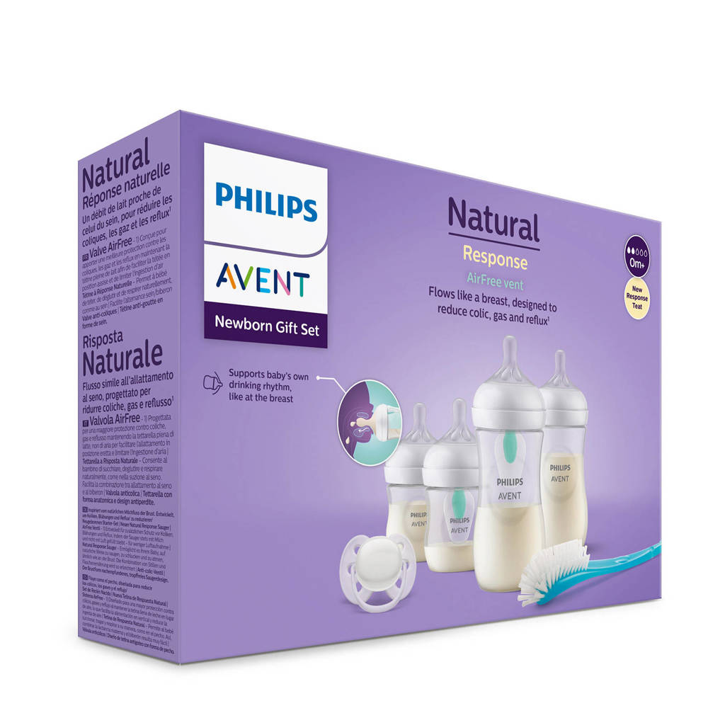 Happy baby, happy life :)Natural Response AirFree vent Cadeauset voor Baby SCD657/11