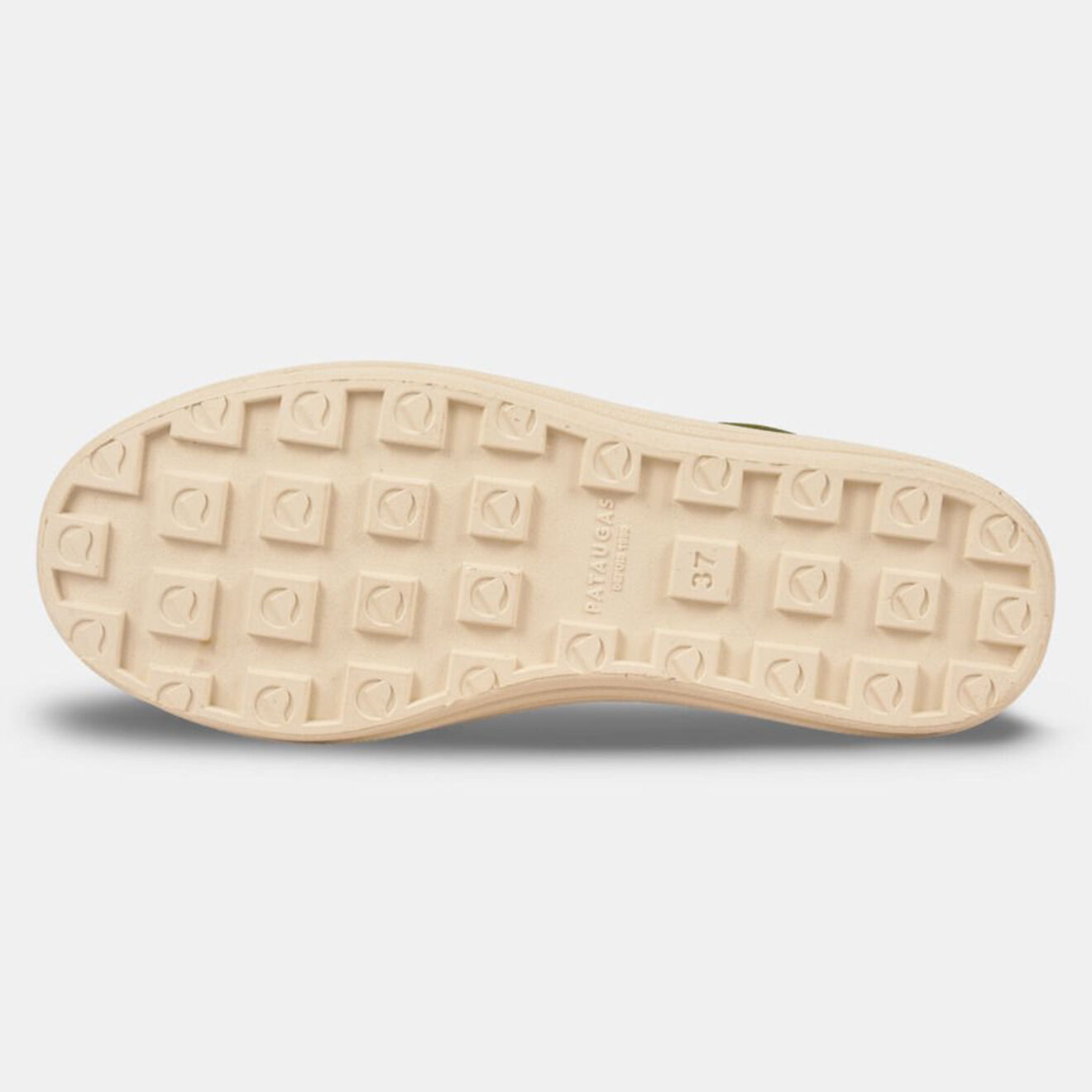 Pataugas Baskets en Toile de Coton recyclé Etche vertes