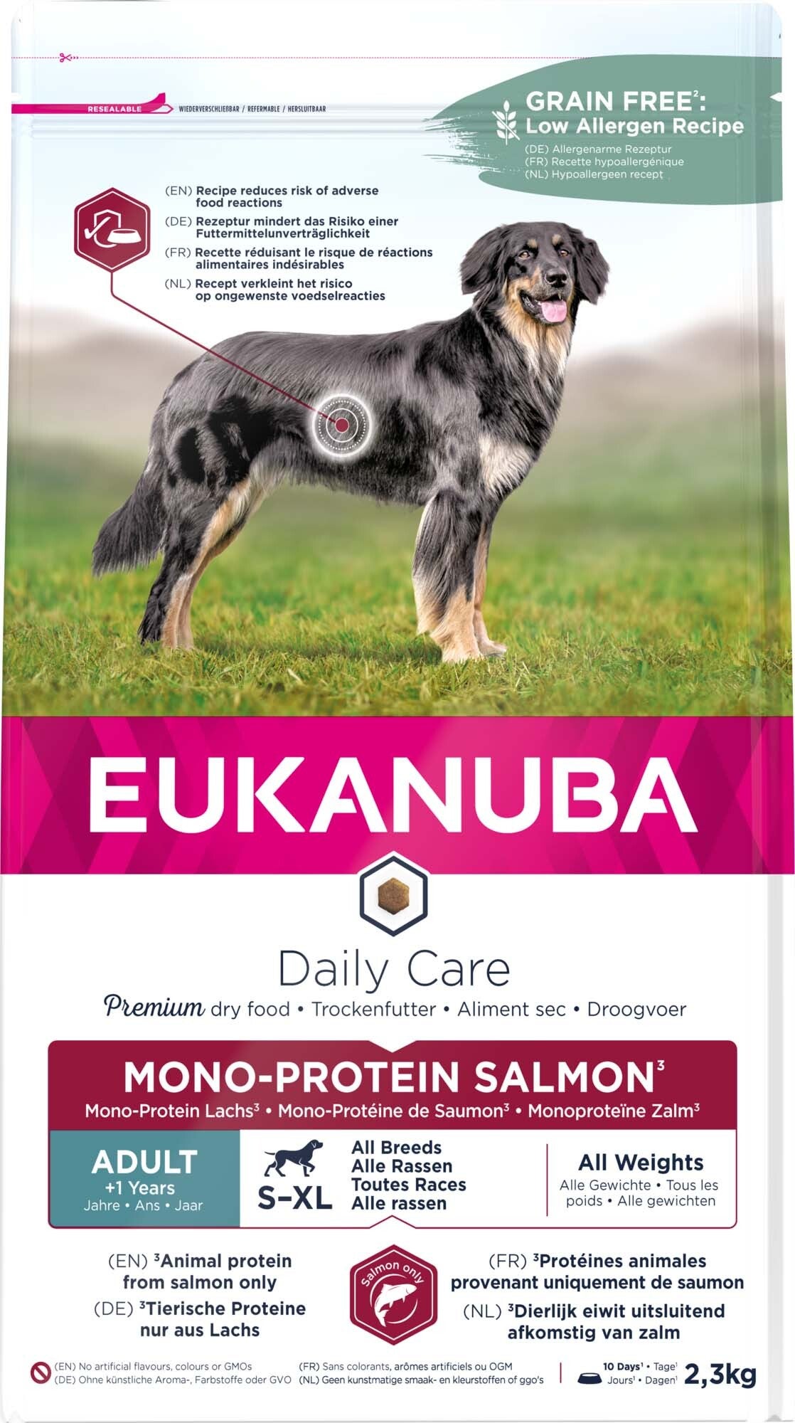 Eukanuba hondenbrokken Mono Protein adult vis 2,3 kg