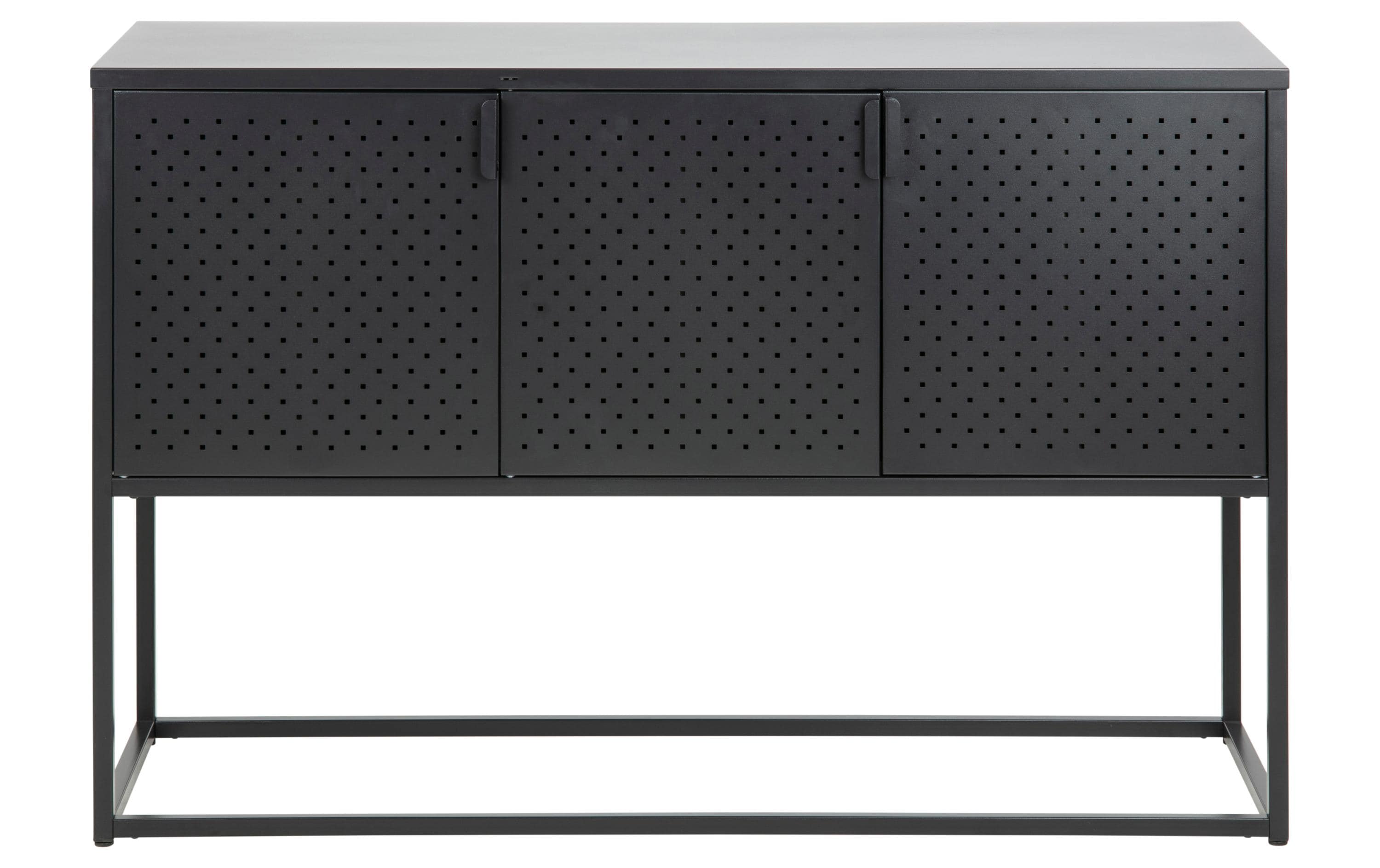 Sideboard Newton 120 x 40 x 80 cm, Schwarz<br>Kommode