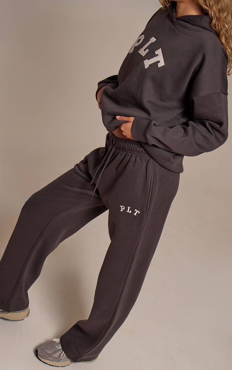Charbon Jogging Large Oversize Avec Logo PLT