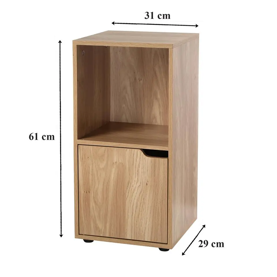 CALICOSY - Nachtkastje MODU - Hout - 61.6x30.7x29 cm