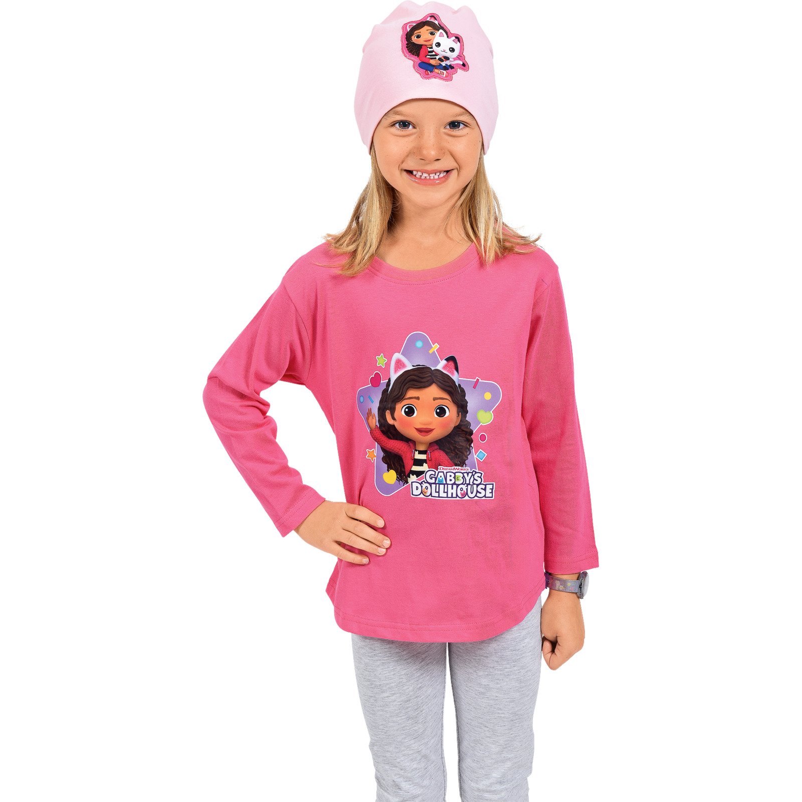Kinder-Shirt Gabby's Dollhouse rosa