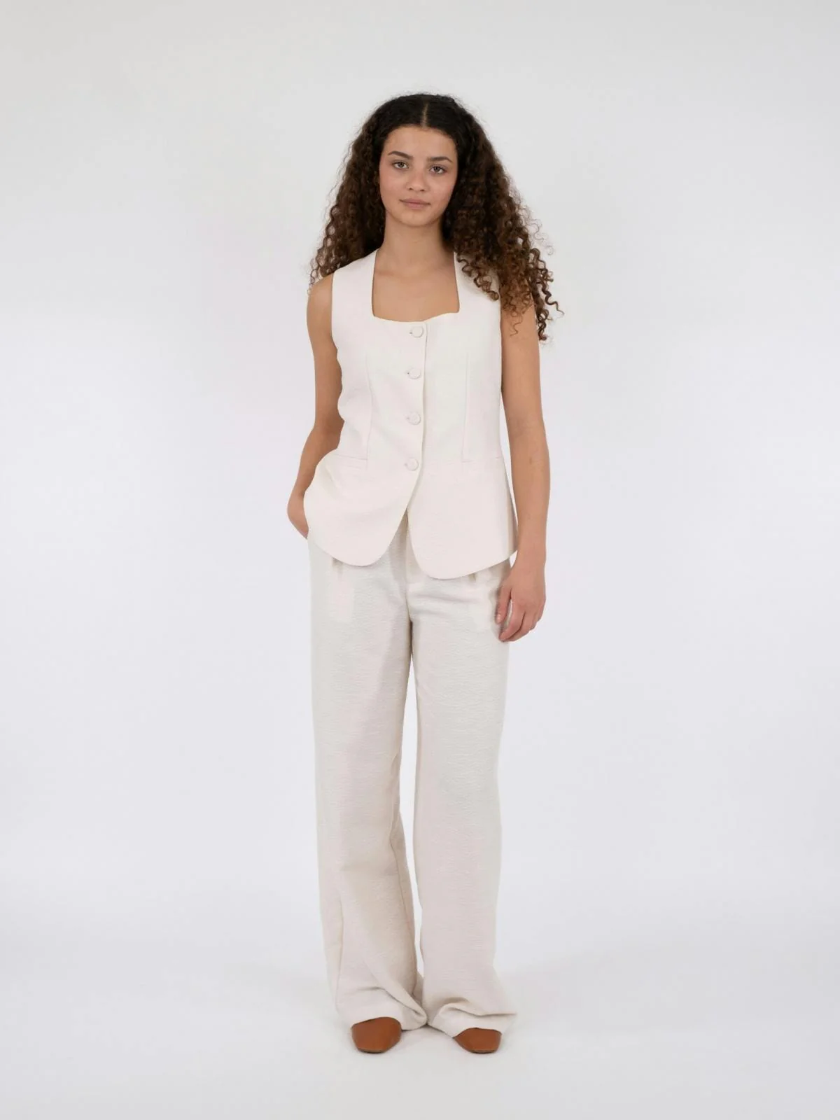 Neo Noir Lily Boucle Waistcoat