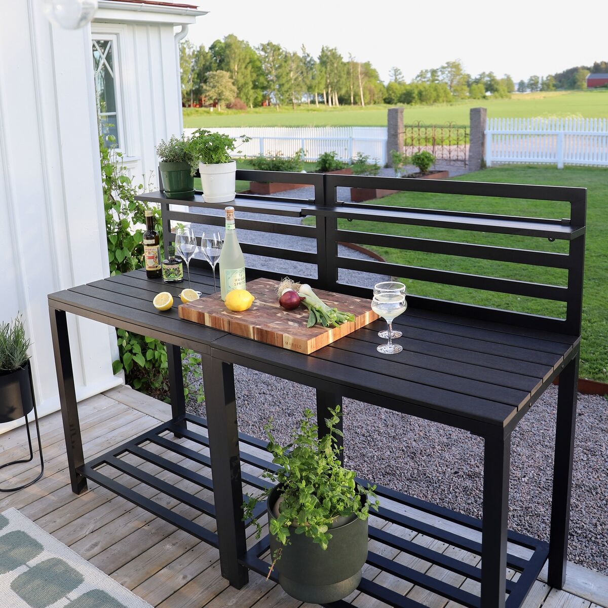 Utekjøkken modul 90 x 60 cm, 2 stk