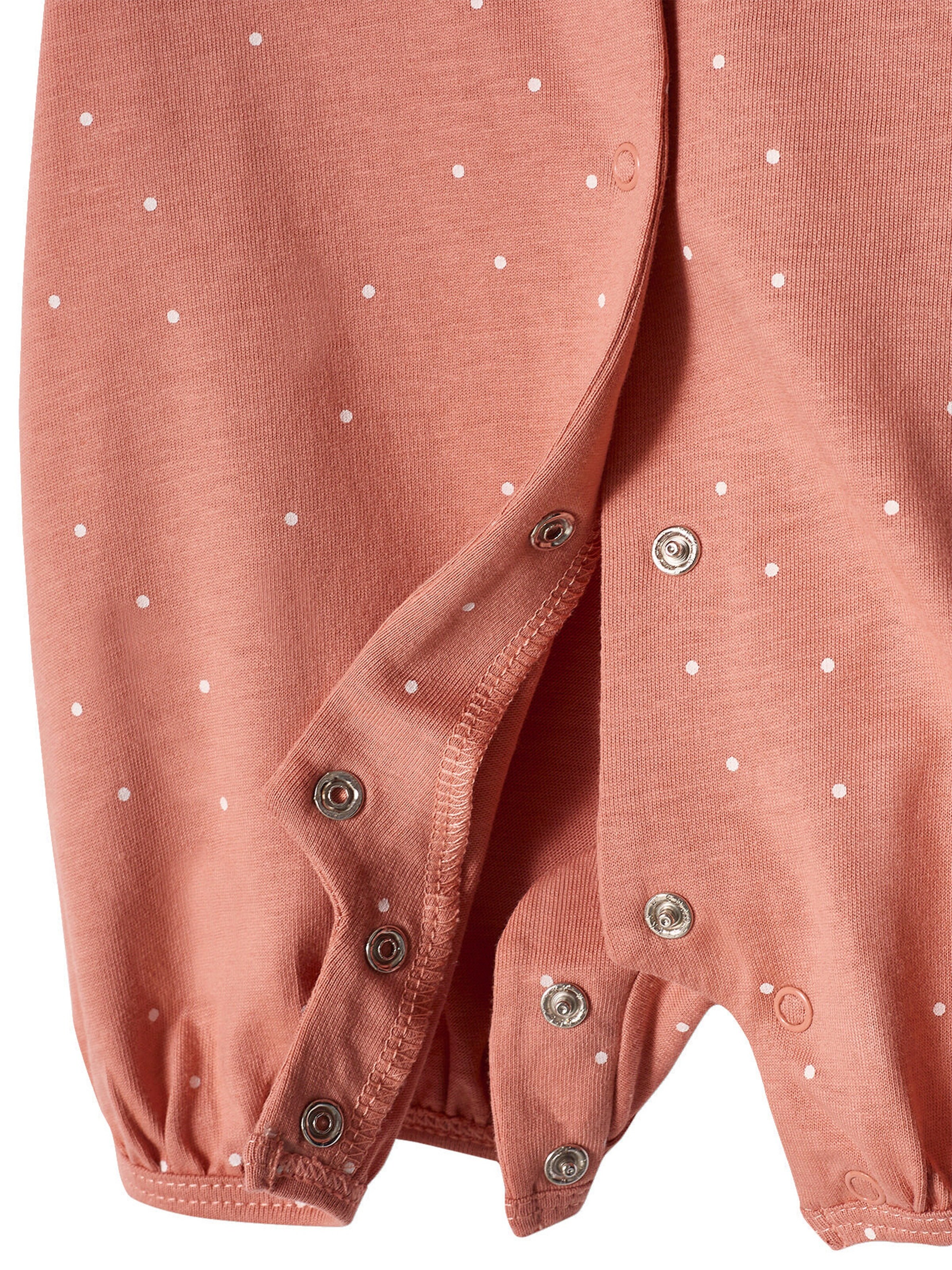 Vertbaudet 2er-Pack Mädchen Baby Overalls pfirsich