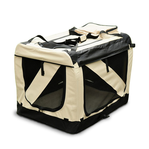 Hundebox faltbar XL beige