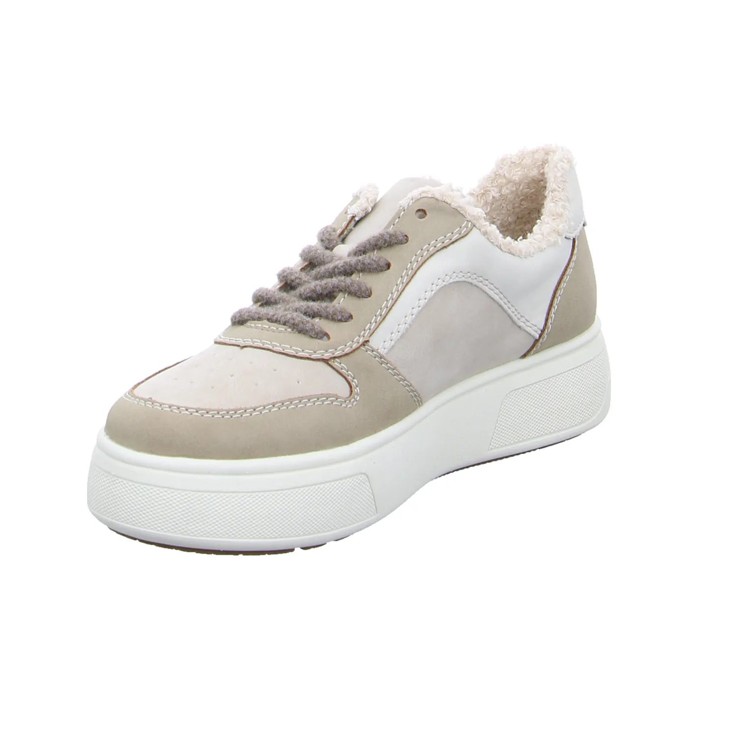 RIEKER Sneaker Beige Lederimitat