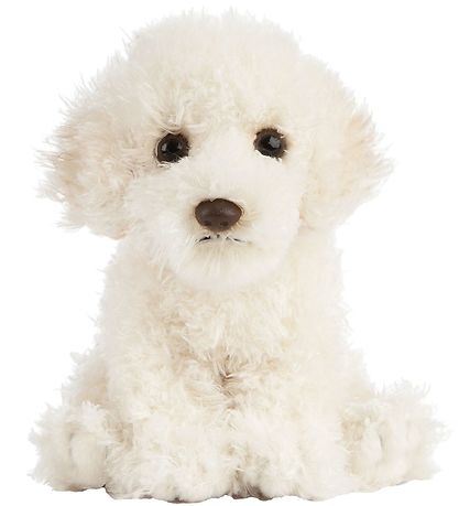 Living Nature Kuscheltier - 15x11 cm - Labradoodle - Weiß
