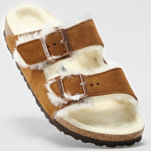 Sandales Arizona Shearling Mink