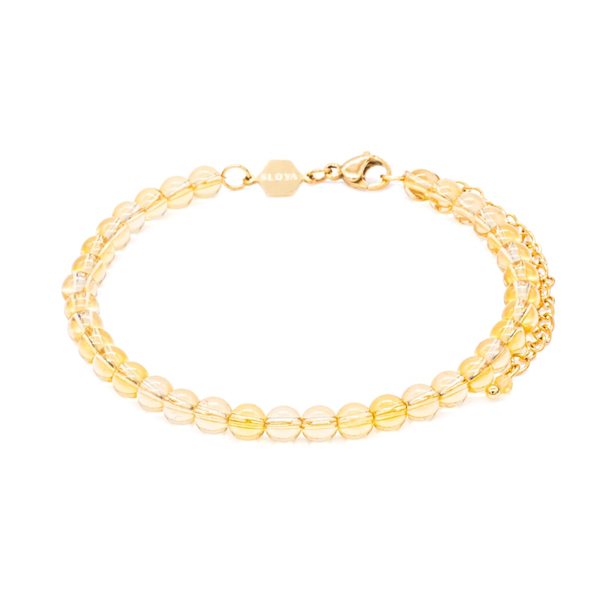 Bracelet Serena en pierres Citrine