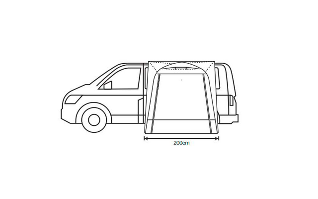 Outdoor Revolution Outhouse Handi aufblasbares Vorzelt