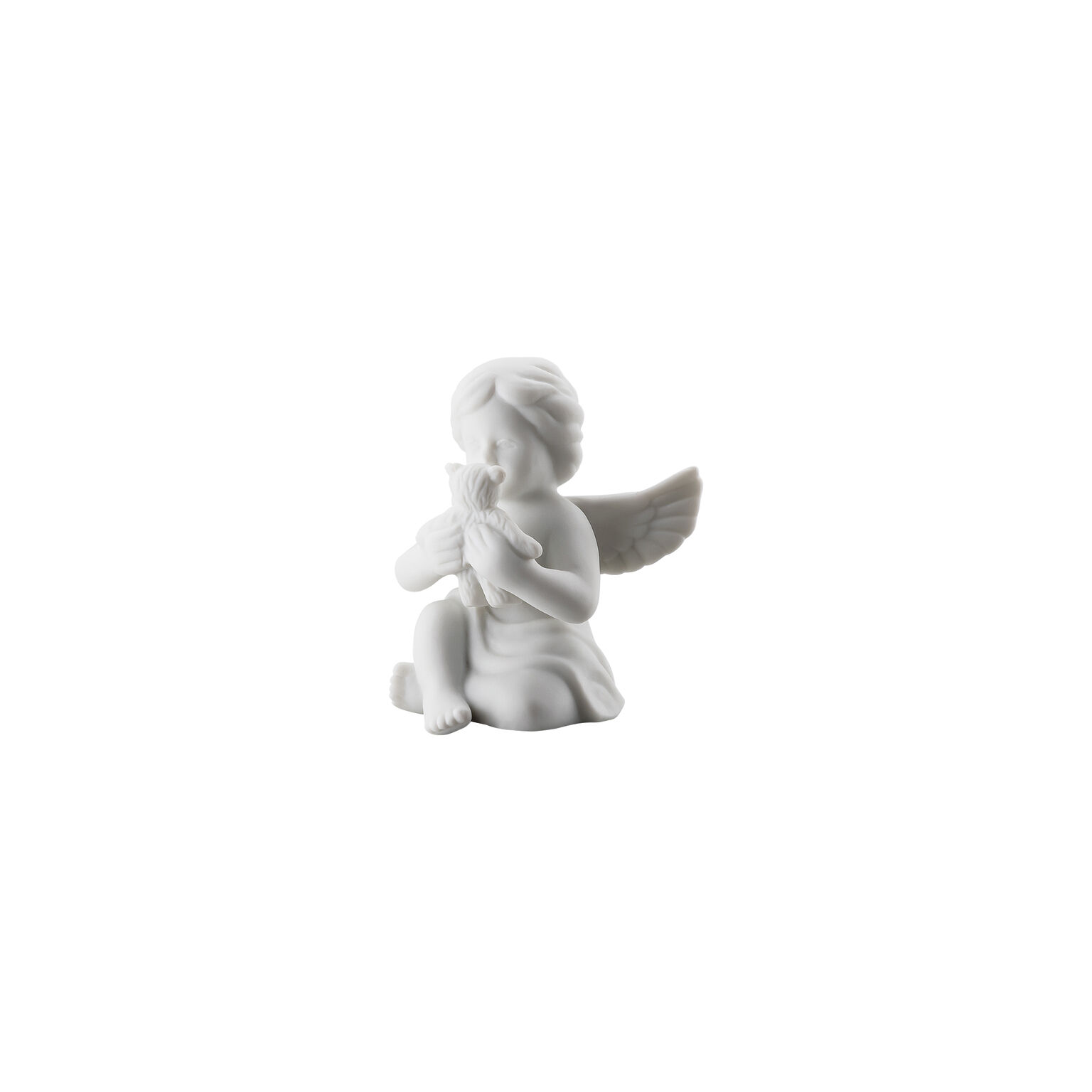 Angels Weiss matt Engel mit Teddybär