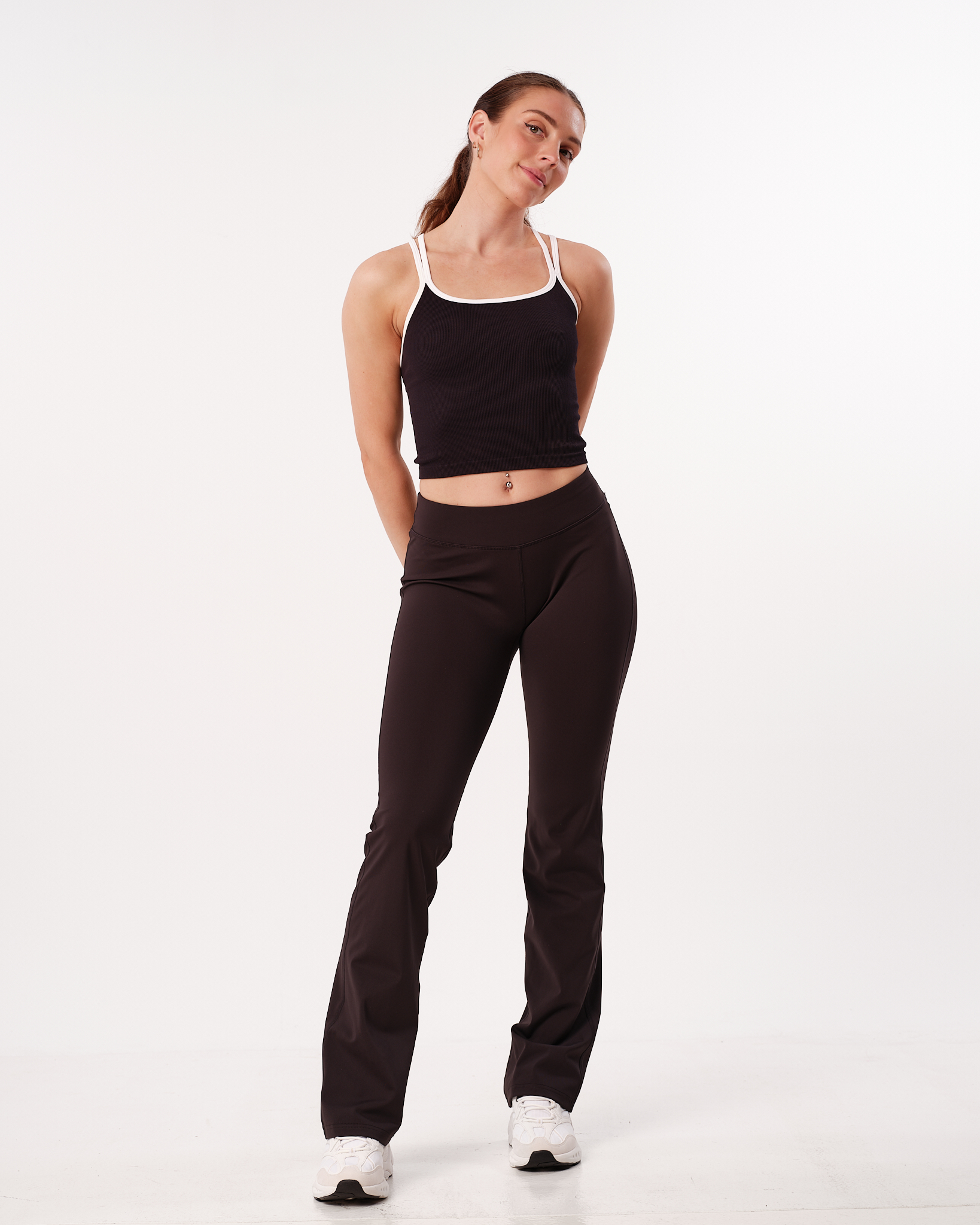 Bumpro Hero Low Rise Flare Pants Black
