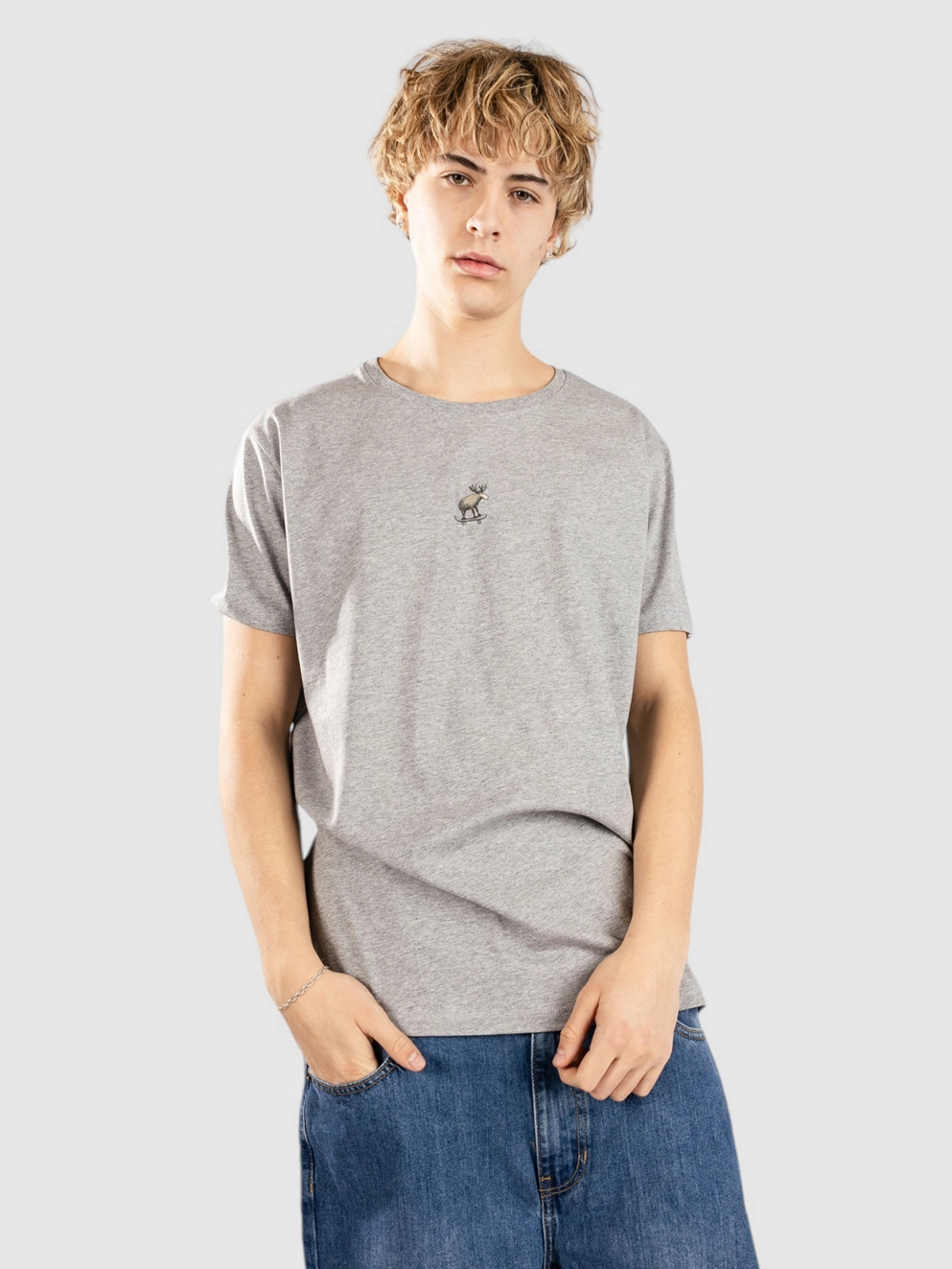 Fat Moose Rolling T-Shirt ecru