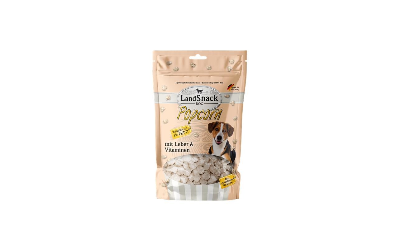 Snack Dog Popcorn mit Leber & Vitaminen, 100gZuckerfreies Ergänzungsfuttermittel für Hunde – die Vitaminbombe für zwischendurch