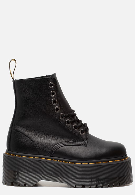 Dr. Martens Quad Retro Max veterboots zwart Leer