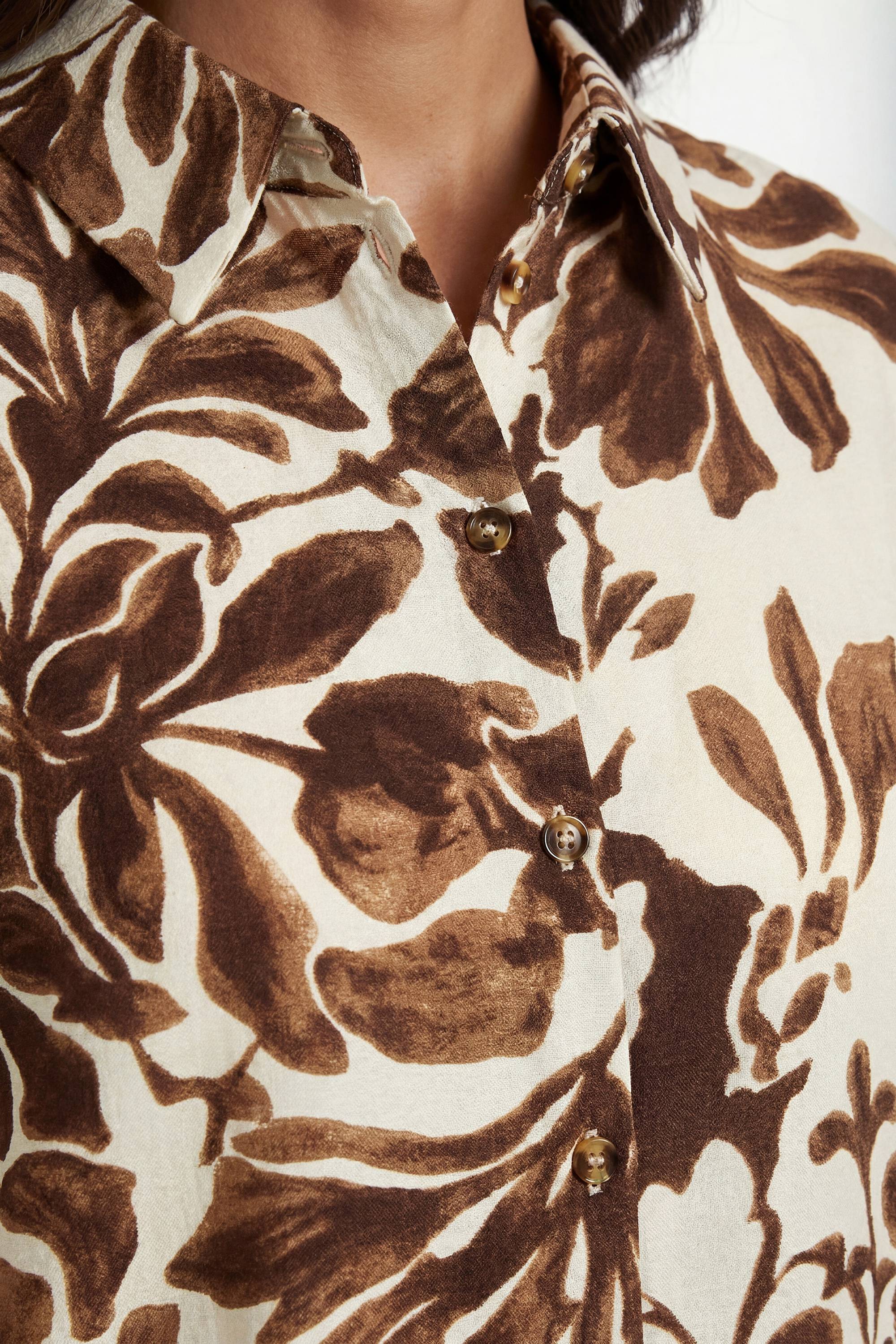 Wallis Ensemble Chemise Coordonnée À Imprimé Fleuri Et Boutonnage