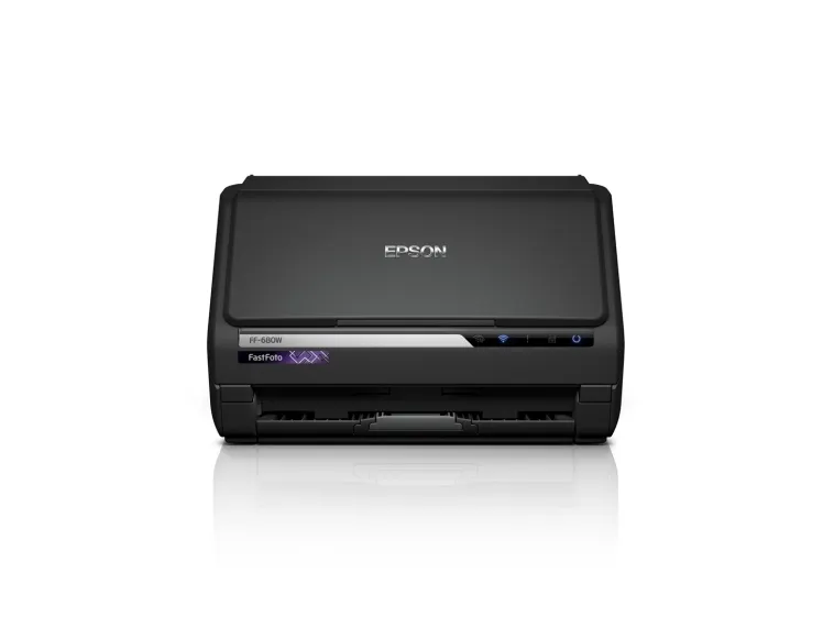 Epson FastFoto FF-680W - Dokumentscanner - Contact Image Sensor (CIS) - Duplex - A4 - 600 dpi x 600 dpi - op til 45 ppm (mono) / op til 45 ppm (farve) - ADF (100 ark) - USB 3.0, Wi-Fi(n)