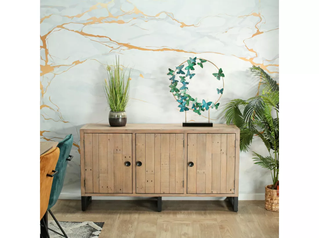 Buffet en bois recyclé 3 portes AUCKLAND