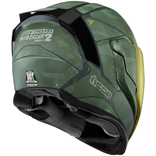 Icon - Casque Airflite Battlescar 2 Vert