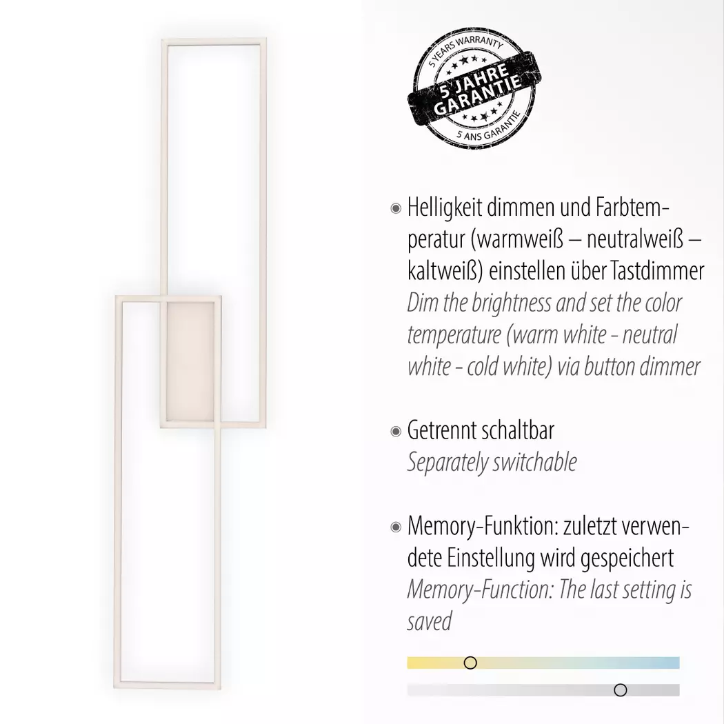 LED-Deckenleuchte Asmin