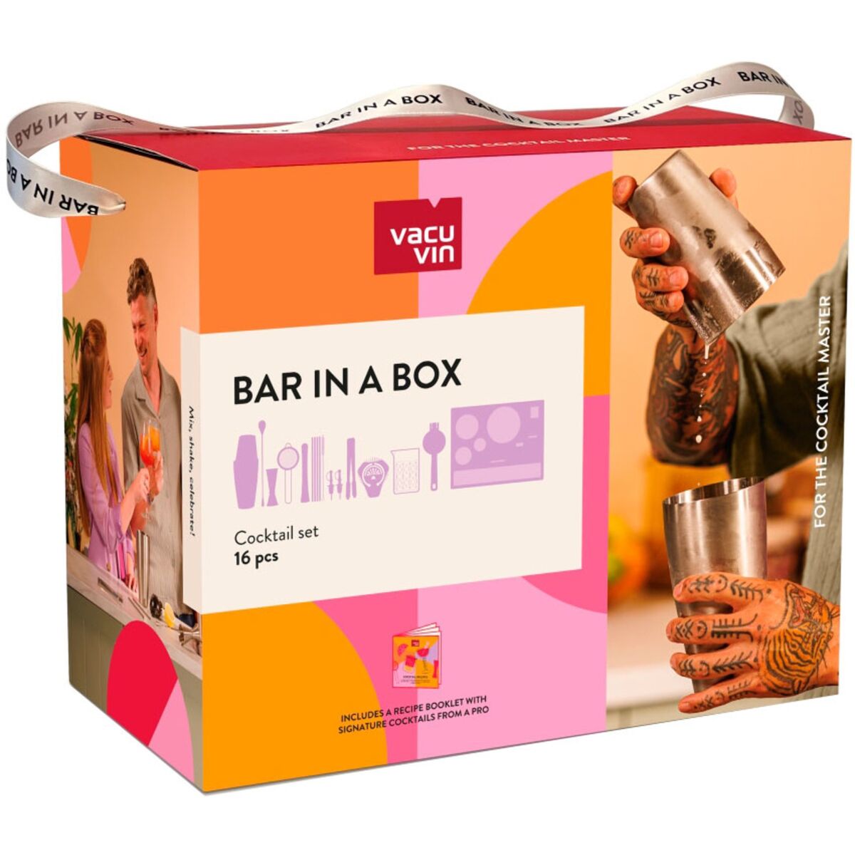 Bar in a Box Master cocktailsett, 16 deler