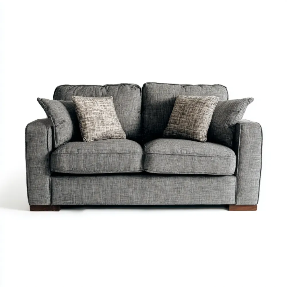 Zweisitzer-Sofa Stoff 150x90x85 cm - Dunkelgrau - Moderne Gestaltung