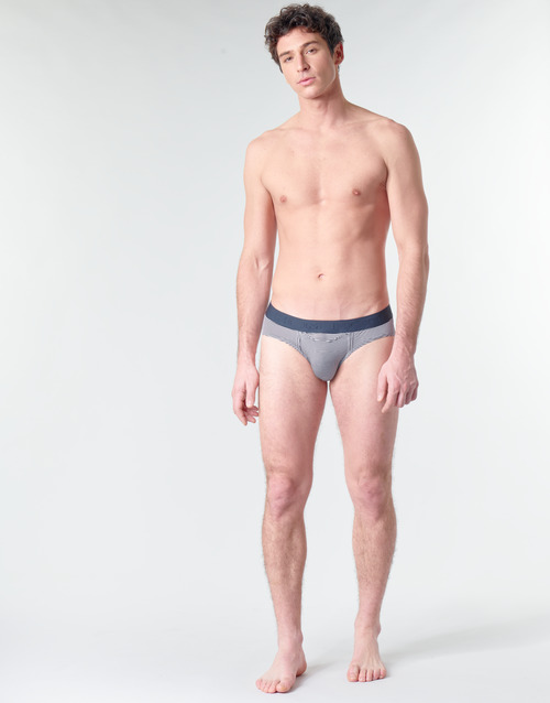 Hom - SIMON MINI BRIEF Marino / Blanco