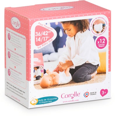 Corolle Dukketilbehør Bleier 12 Stk 36 cm