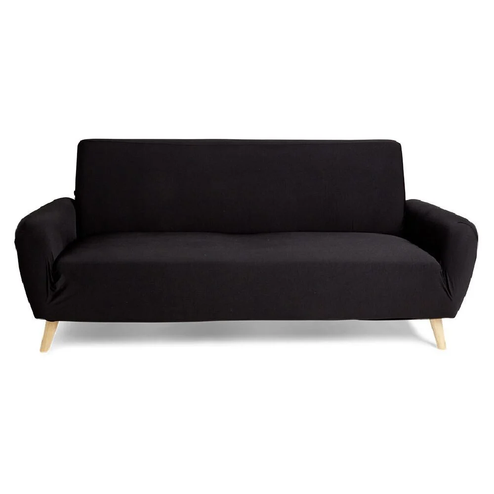 Protège canapé extensible 3 places L195-230cm noir