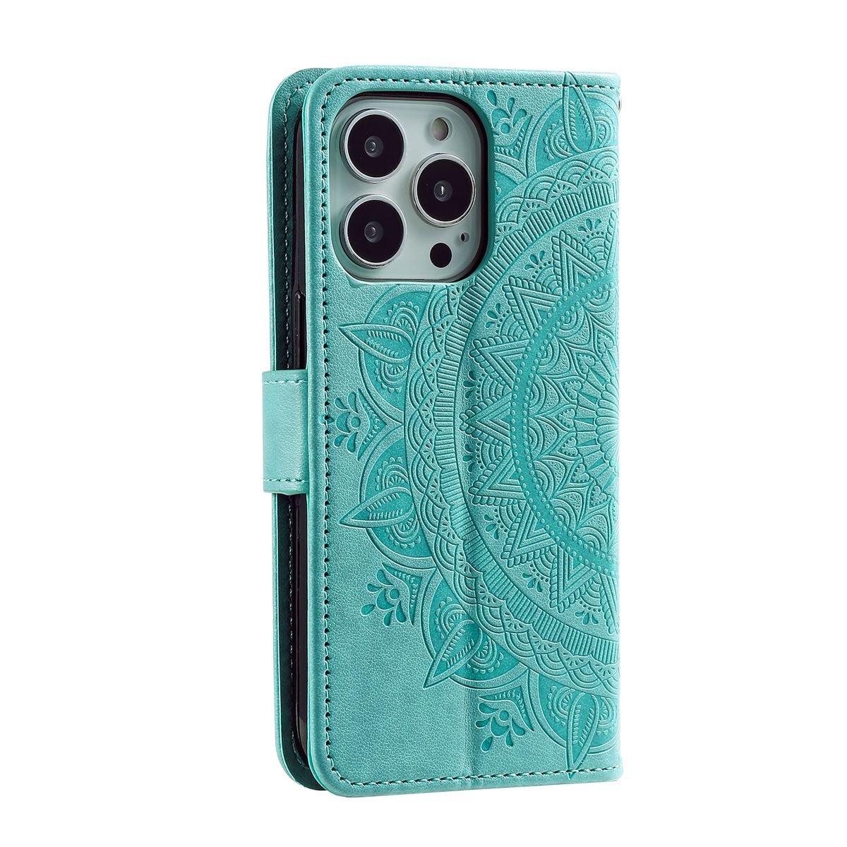 Schutz Handy Hülle für Apple iPhone 15 Pro Case Cover Klapp Tasche Wallet Bumper
