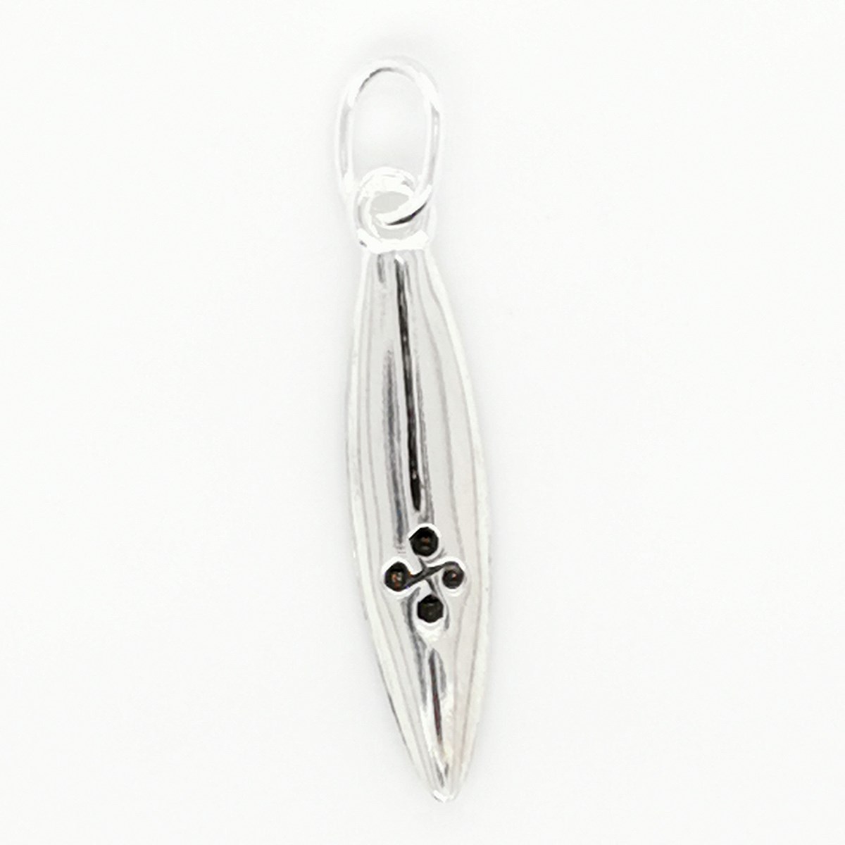 Pendentif surf croix basque argent