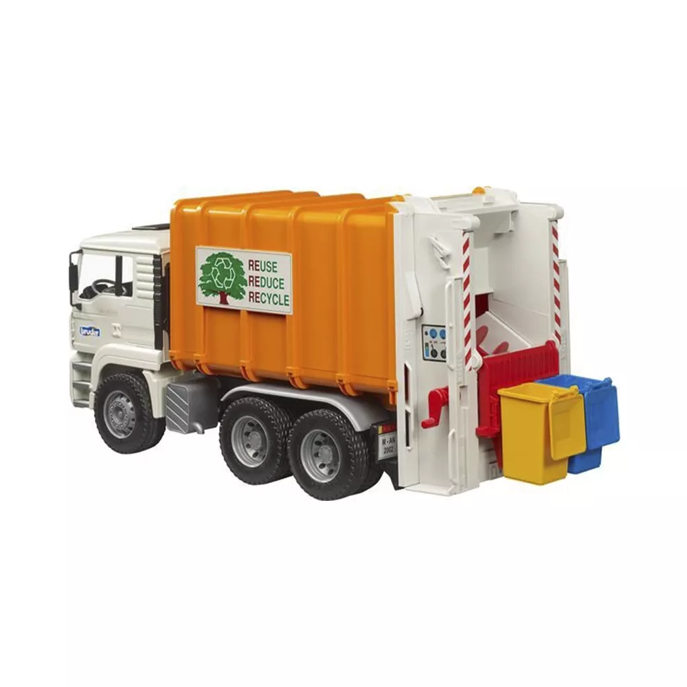 Bruder MAN Hecklader Müll-LKW