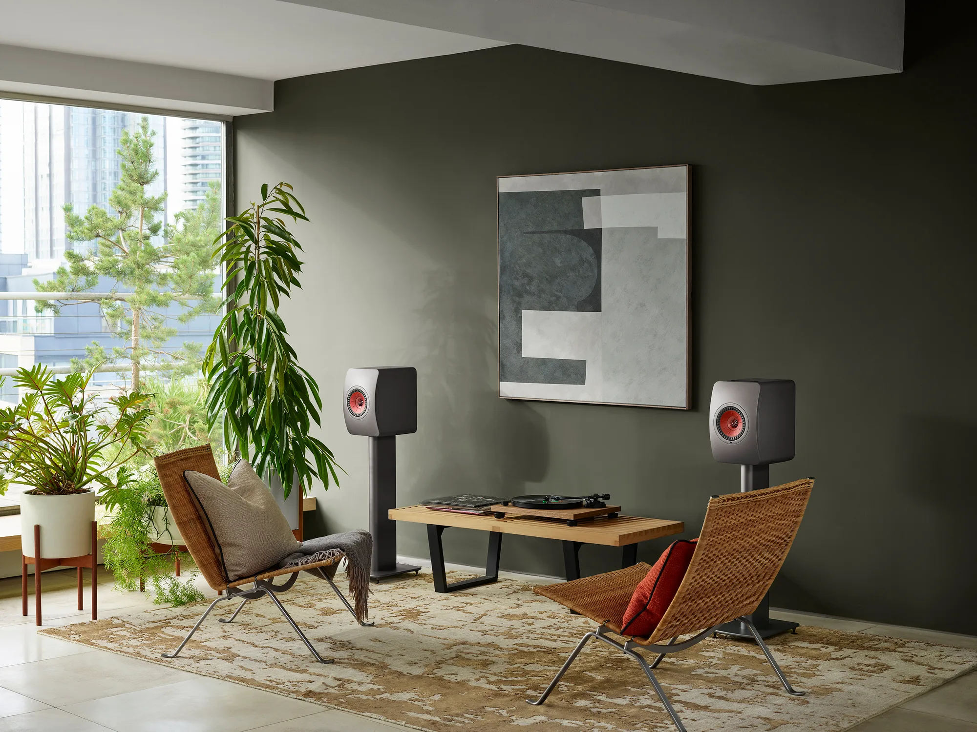 KEF LS50 Wireless 2 Titane Enceintes sans fil hi-fi