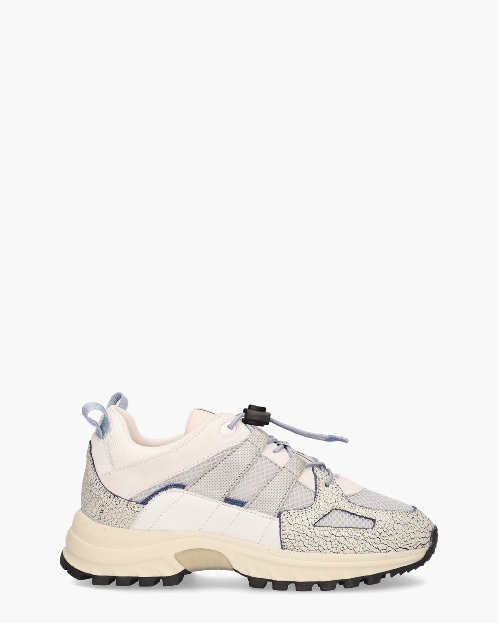 Via Vai Danae Colby Off-White/Blauw Damessneakers