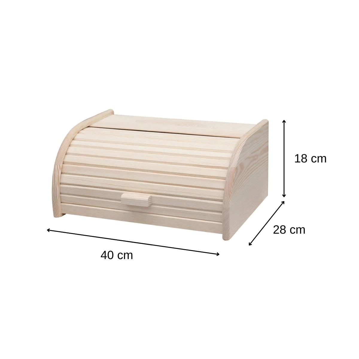 Huche à pain en bois Boissellerie Fackelmann