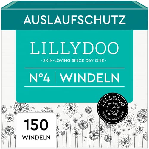 LILLYDOO Windeln Größe 4, Monatsbox